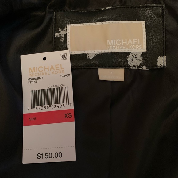 Michael Kors faux leather jacket - Picture 6 of 6